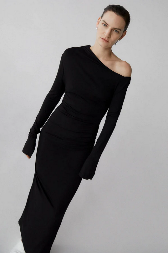 ADELAIDE JERSEY MIDI DRESS