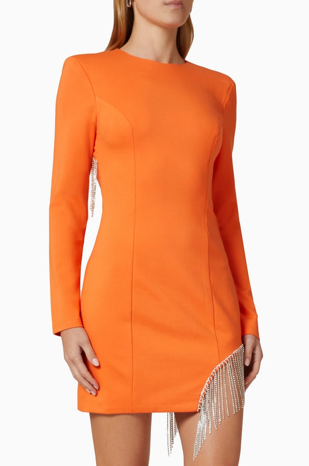 NEBULOUS DRESS - ORANGE