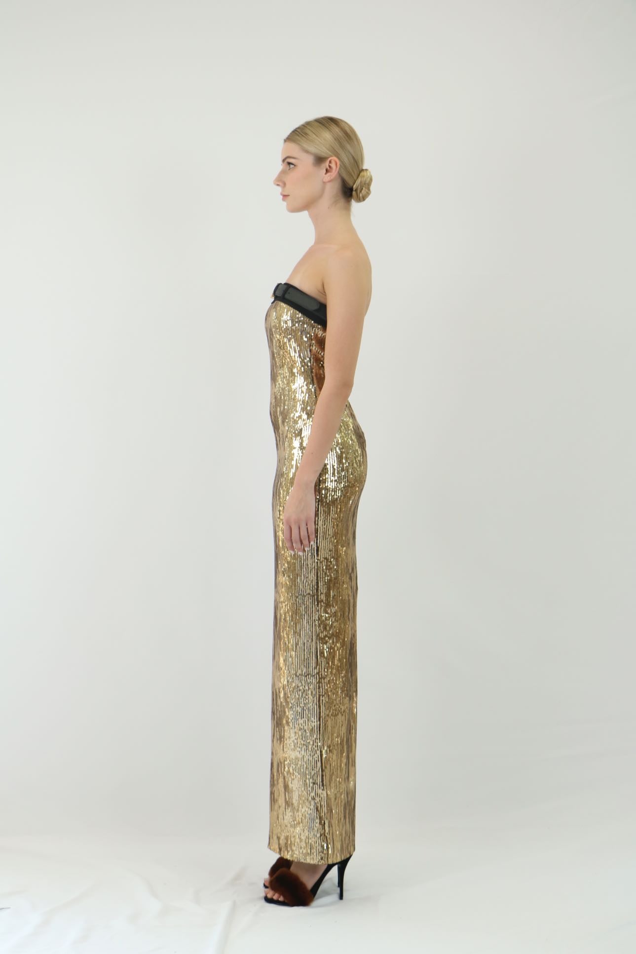 SUNFLOWER GOLDEN SPARKLE DRESS