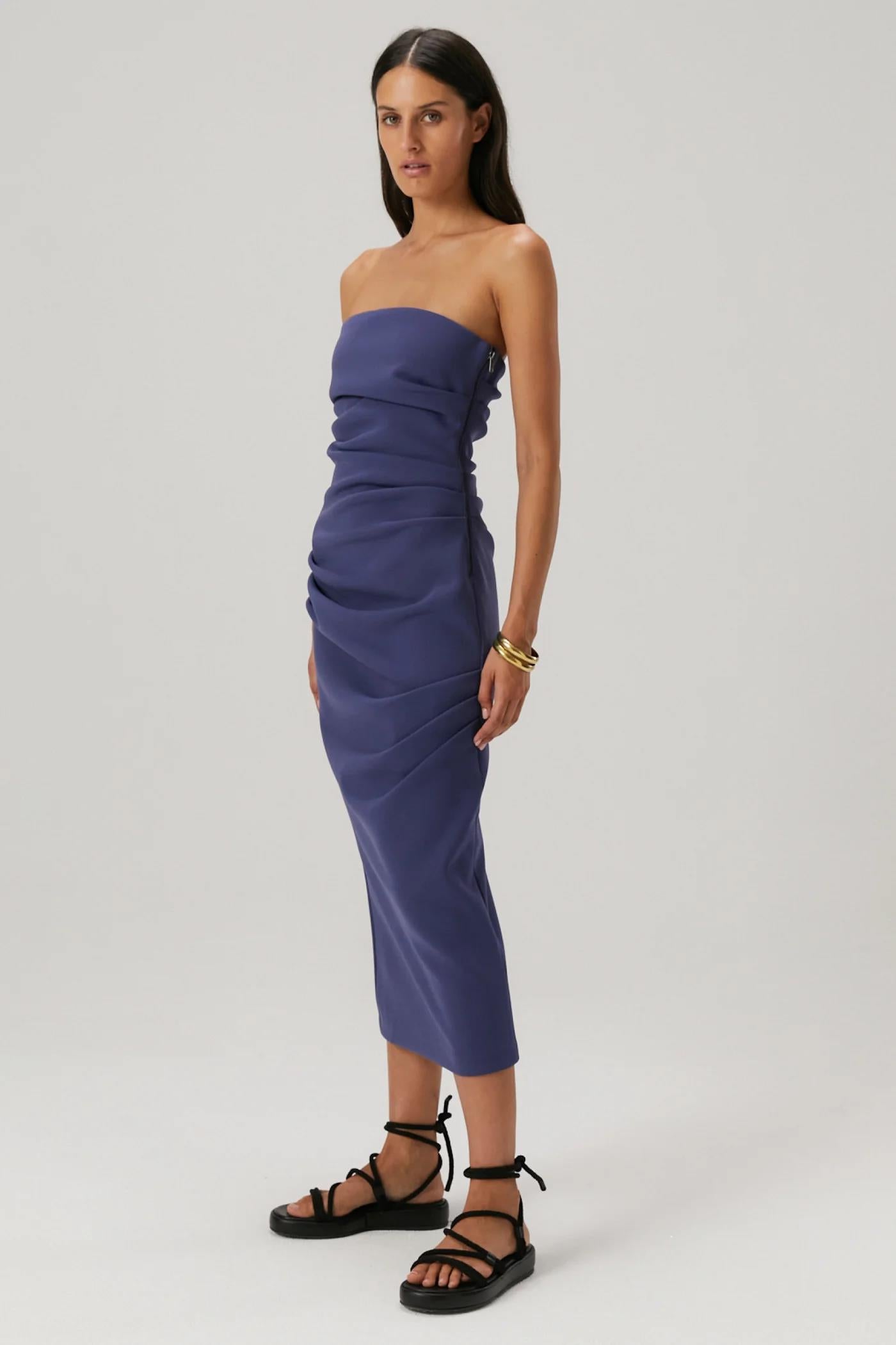 CALANDRA MIDI DRESS