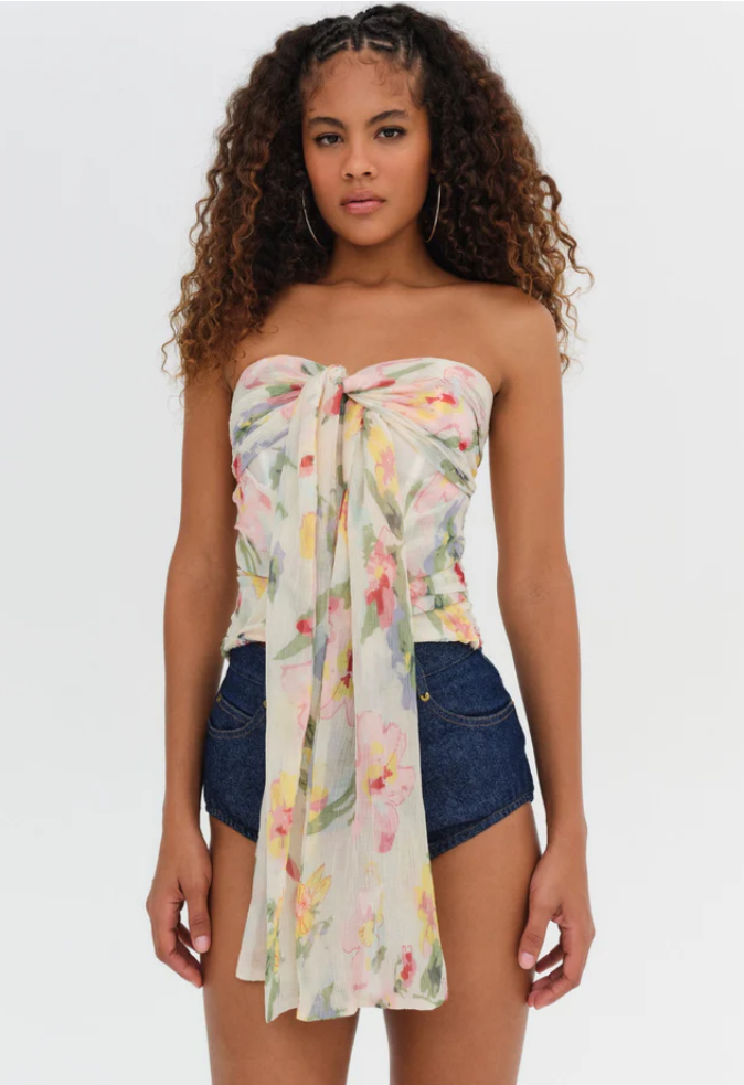 ABBY STRAPLESS TOP