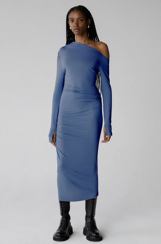 ADELAIDE JERSEY MIDI DRESS