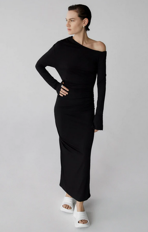 ADELAIDE JERSEY MIDI DRESS