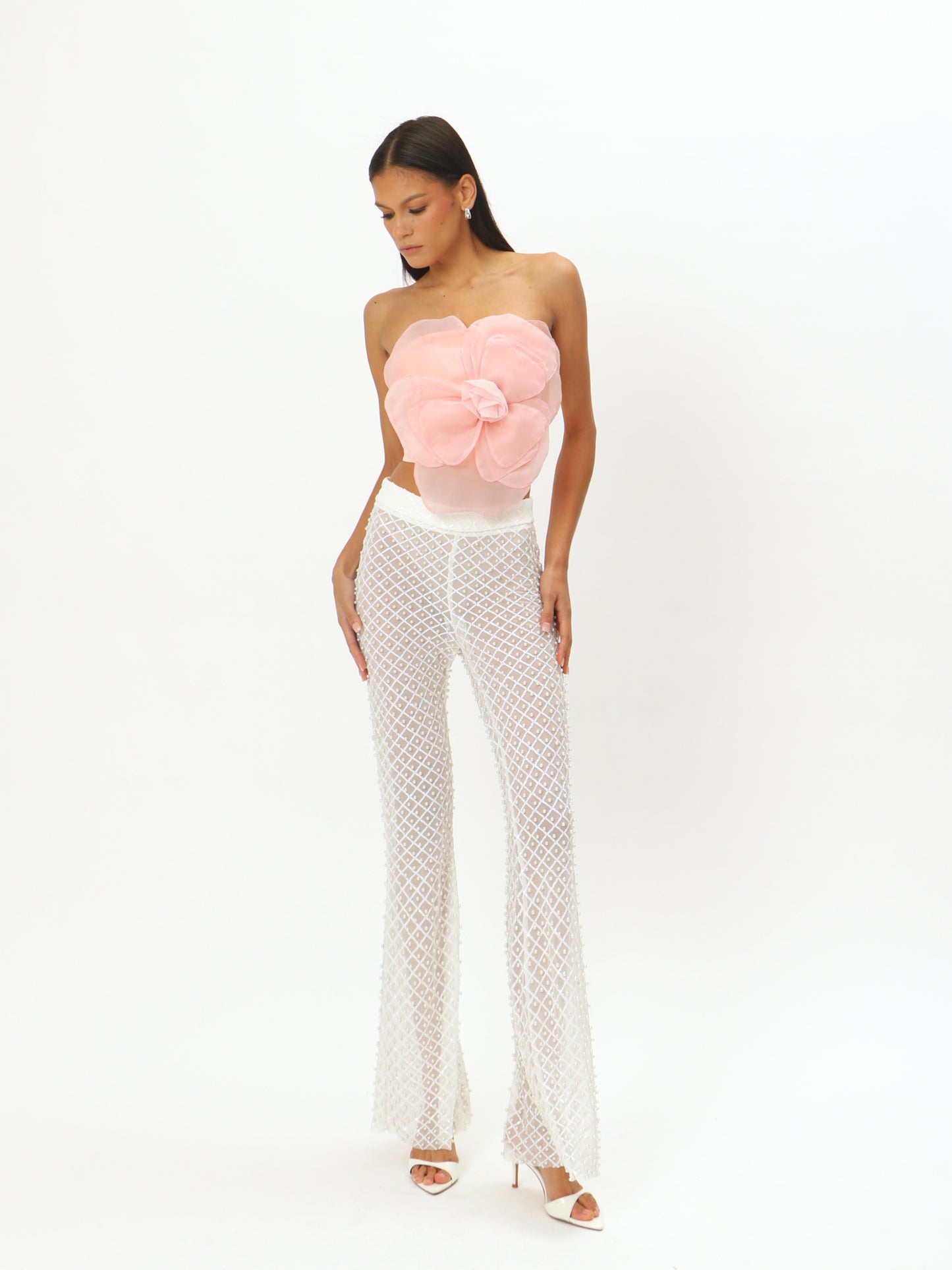 ROMANTIQUE PETAL CROP TOP