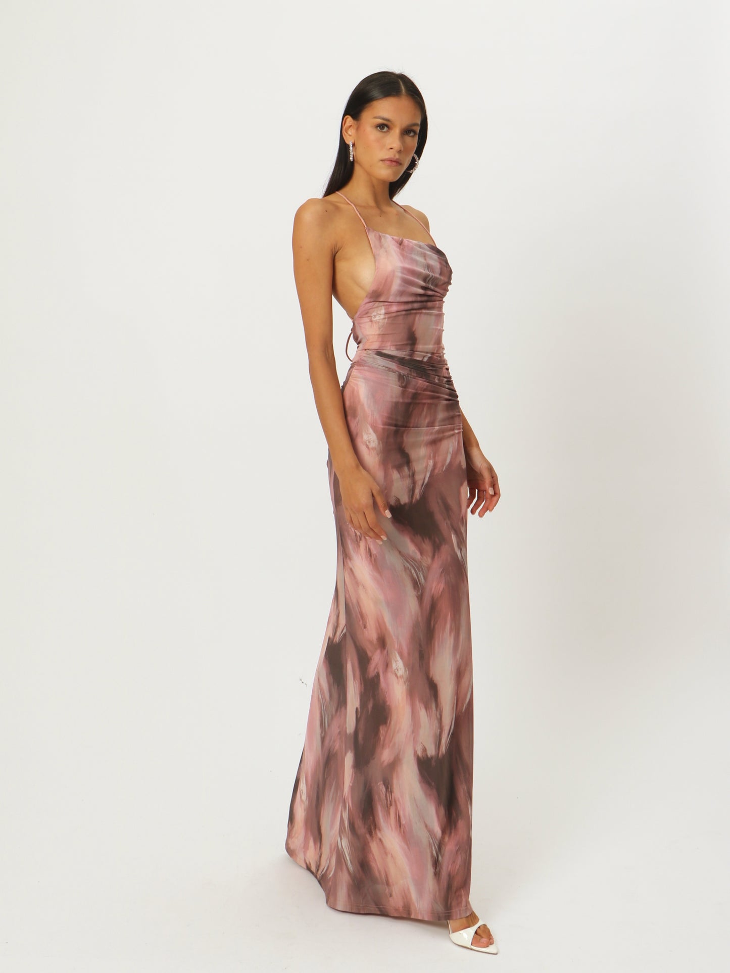 SOPHIA BACKLESS MAXI DRESS