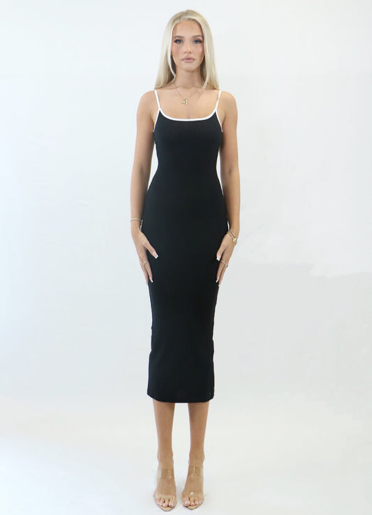 BASIC TWO-TONE DRESS 004