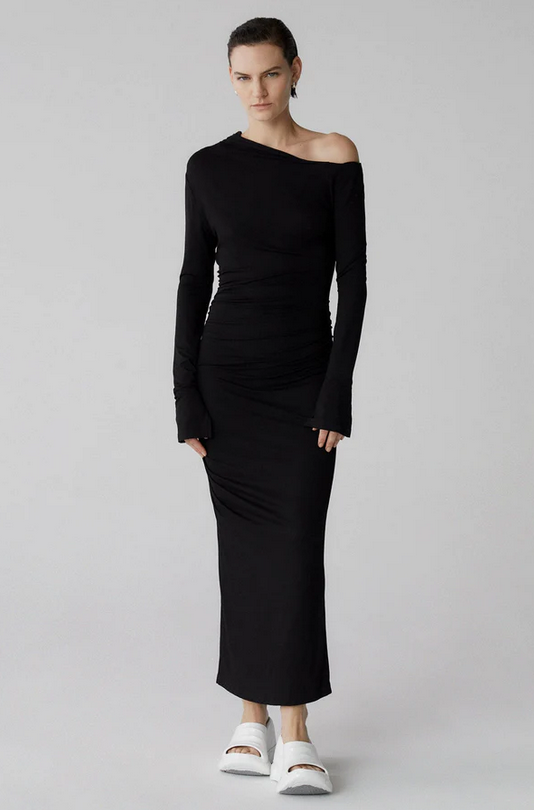 ADELAIDE JERSEY MIDI DRESS