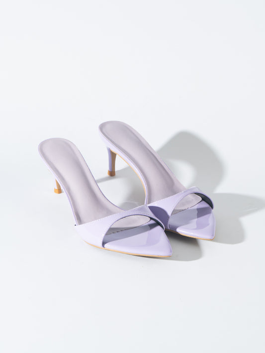 BANDEL PVC MULES PURPLE