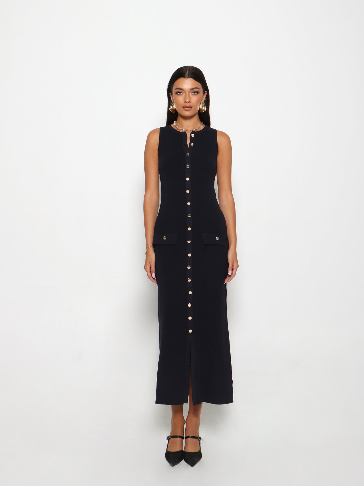 EMBER KNIT MIDI DRESS