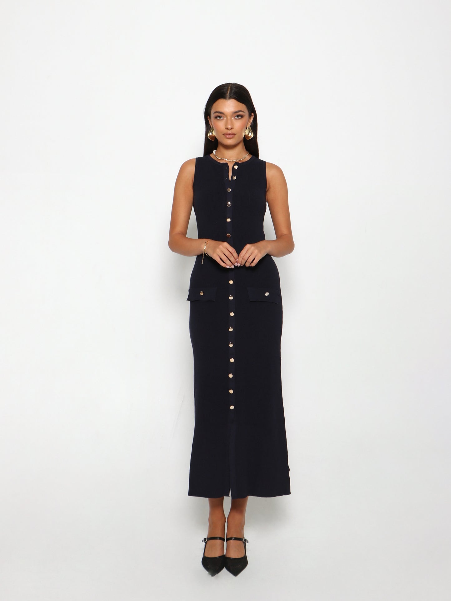 EMBER KNIT MIDI DRESS