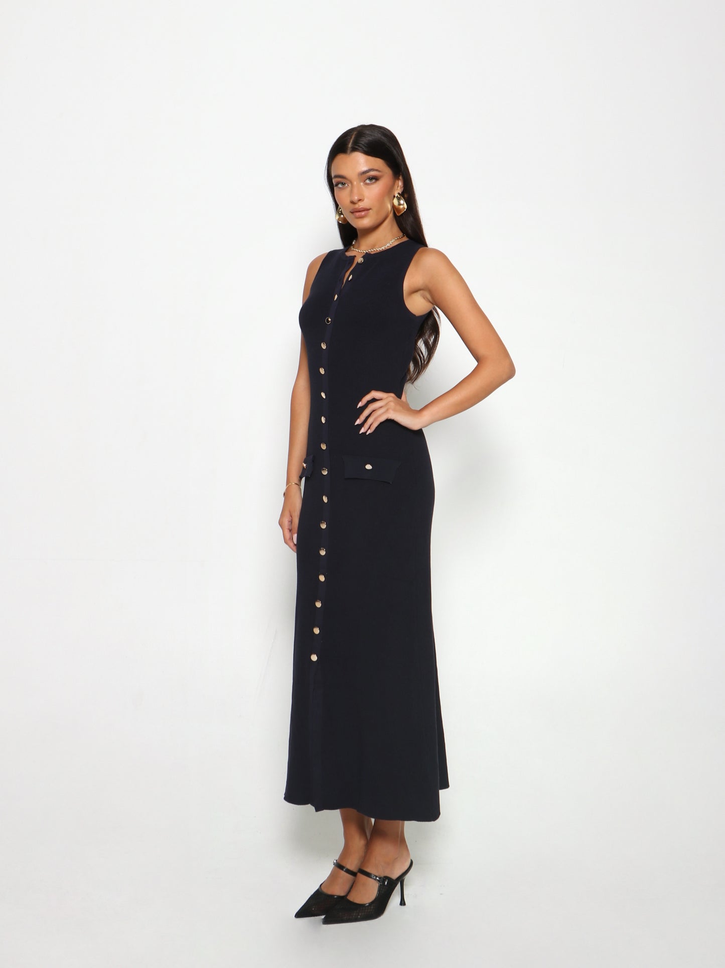 EMBER KNIT MIDI DRESS