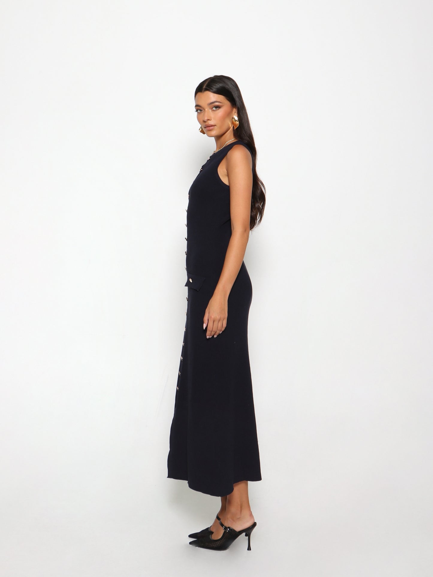 EMBER KNIT MIDI DRESS