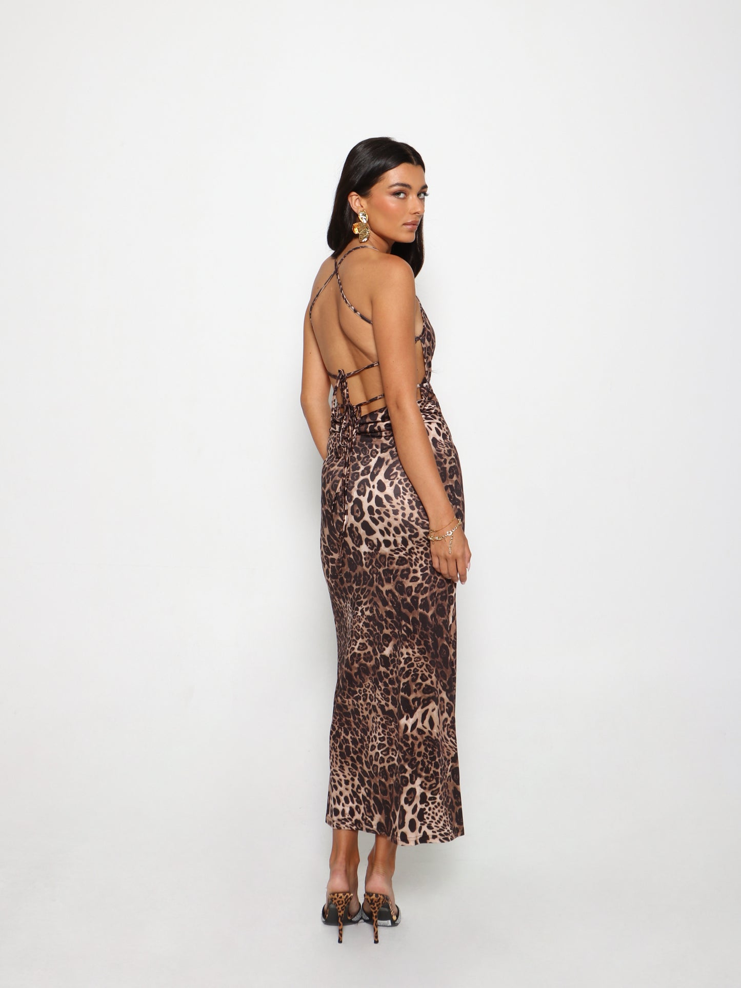 ALLURE LEOPARD MAXI DRESS