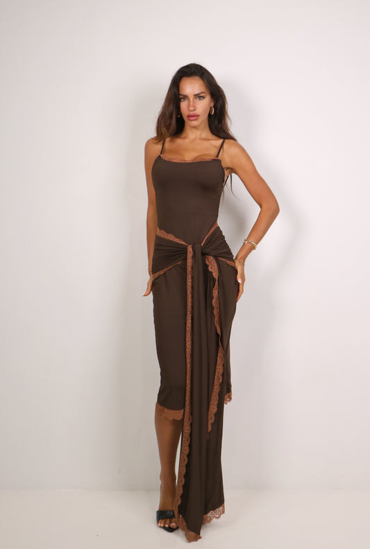 CHOCO MIDI DRESS