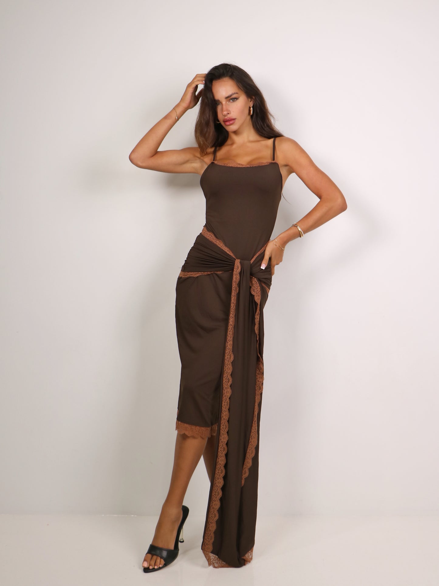 CHOCO MIDI DRESS