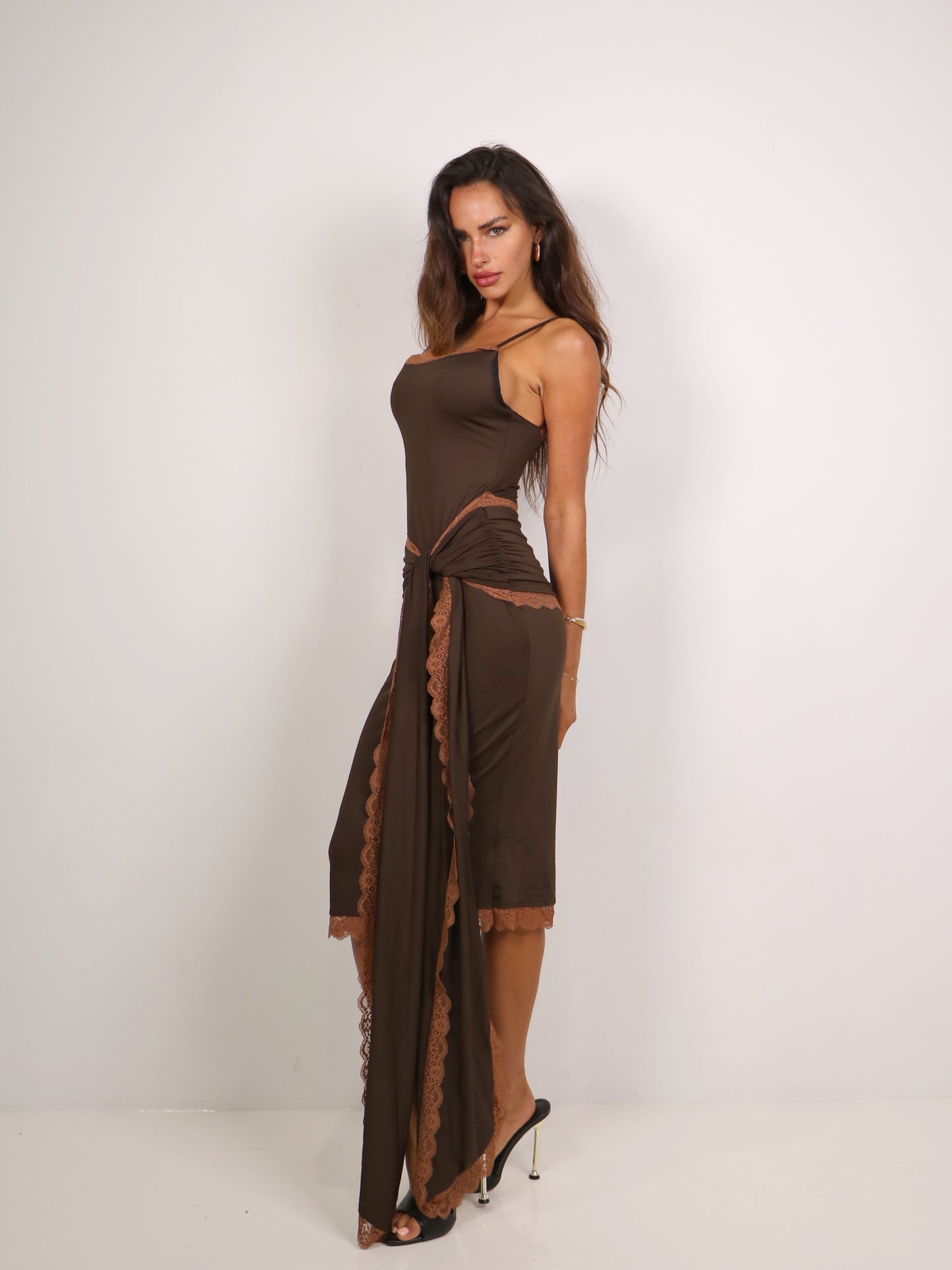 CHOCO MIDI DRESS