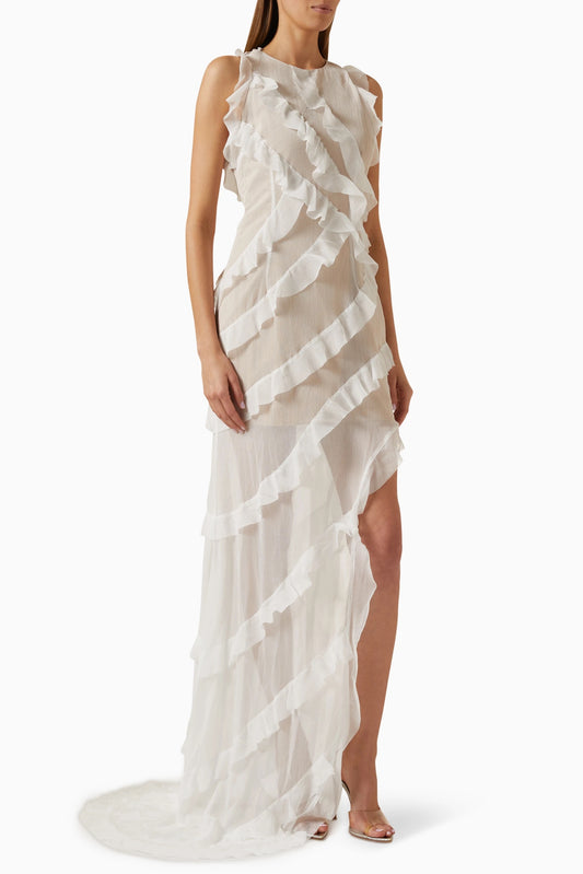 DEBRA RUFFLE DRESS