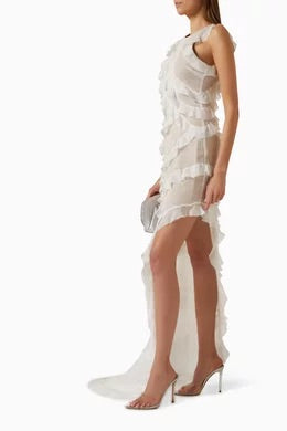 DEBRA RUFFLE DRESS