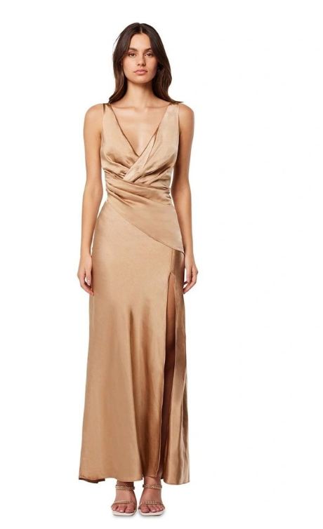 JUNIA DRESS IN GOLD